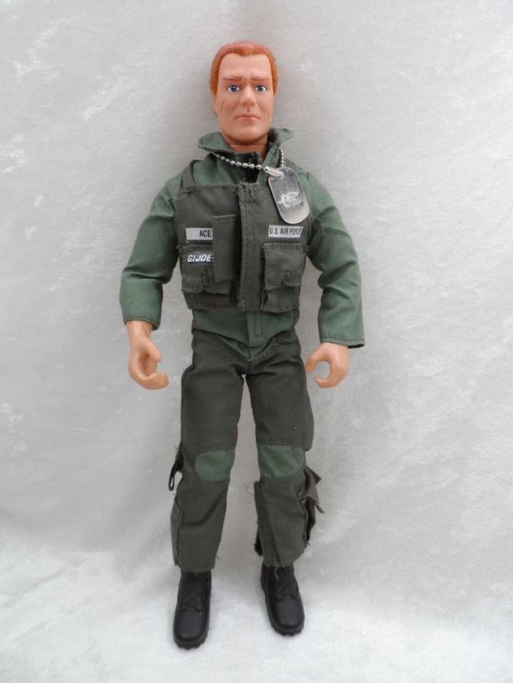 GI Joe Ace 1992 Hall of Fame Action Figure Vintage Hasbro 12" w/ Dog Tags